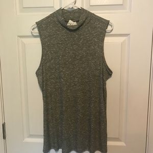 NWT Cato Sleeveless Mock Turtleneck